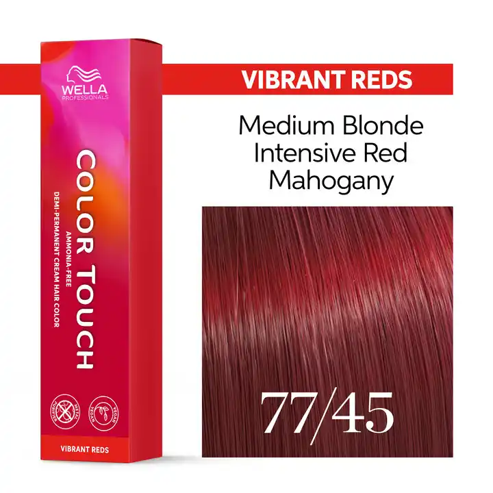 Vain Rajoitetun Ajan Wella Color Touch 77/45 Vibrant Reds 60 ml
