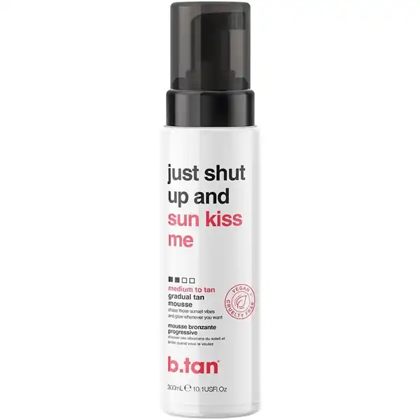 Just Shut Up & Sunkiss Me Gradual Tan Mousse Ilmainen Palautus