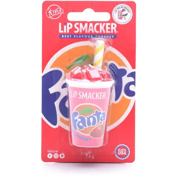 Edullinen Lip Smacker Fanta Strawberry Cup Lip Balm (7 gr)