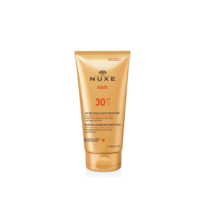 NUXE Sun Herkullinen Emulsio Korkea Suoja Kasvot & Vartalo SPF30 150ml Suomi Toimitus Korkea Laatu