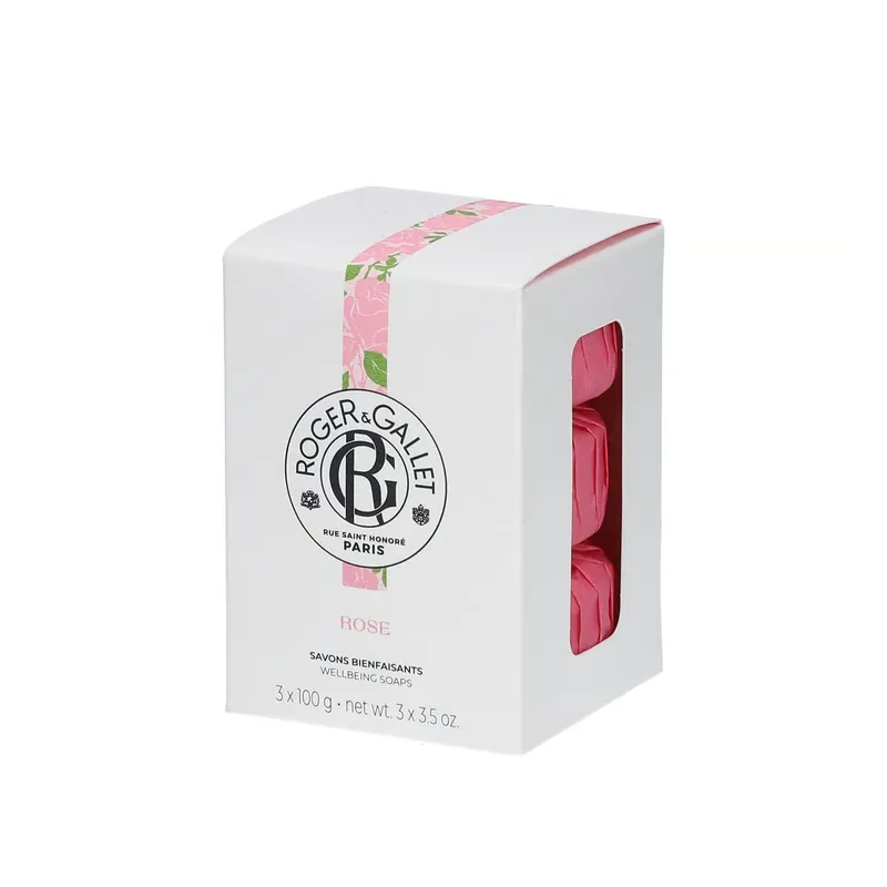 Roger&Gallet Rose Tuoksusaippua Lahjapakkaus 3x100g Suomi Toimitus Merkkituote