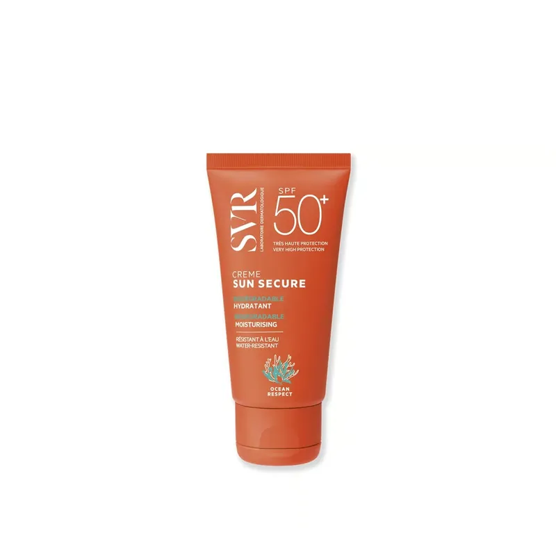 Ajankohtainen SVR Sun Secure Creme Biohajoava Kosteuttava Voide SPF50+ 50ml Suomi Toimitus