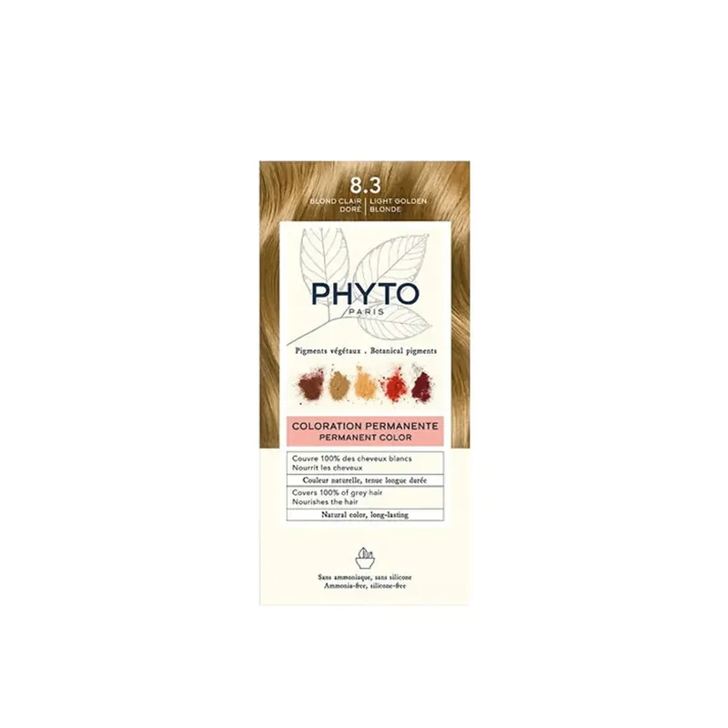 Phytocolor Kestovärikäsittely Sävy 8.3 Light Golden Blonde Suomi Toimitus Tukkuhinta