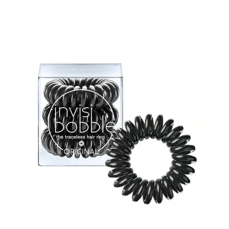 Erikoistarjous invisibobble Original Hiuslenkki True Black x3 Suomi Toimitus