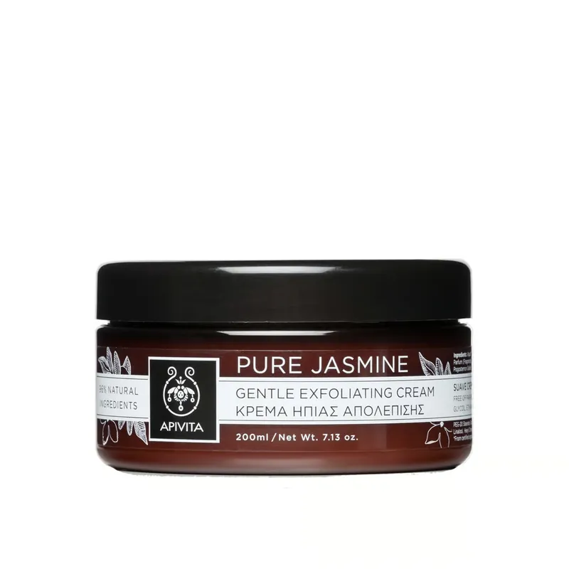 APIVITA Pure Jasmine Hellävarainen Kuoriva Voide 200ml Suomi Toimitus Päivän Tarjous