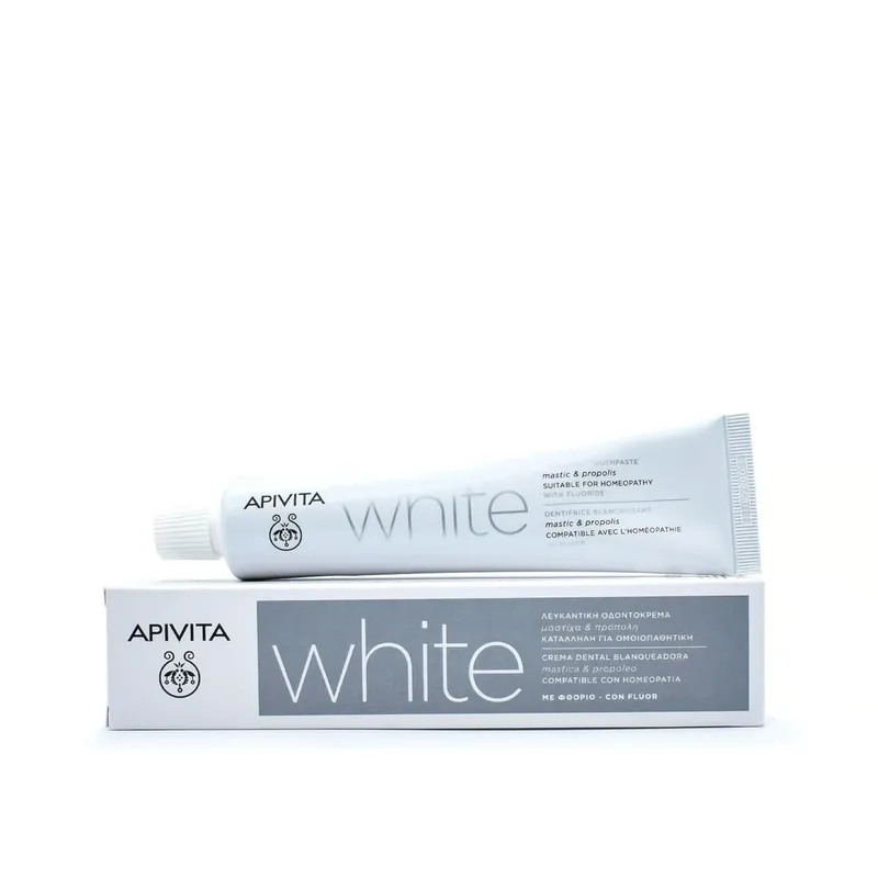 APIVITA Dental Care Valkaiseva Hammastahna 75ml Suomi Toimitus Uusi Kokoelma