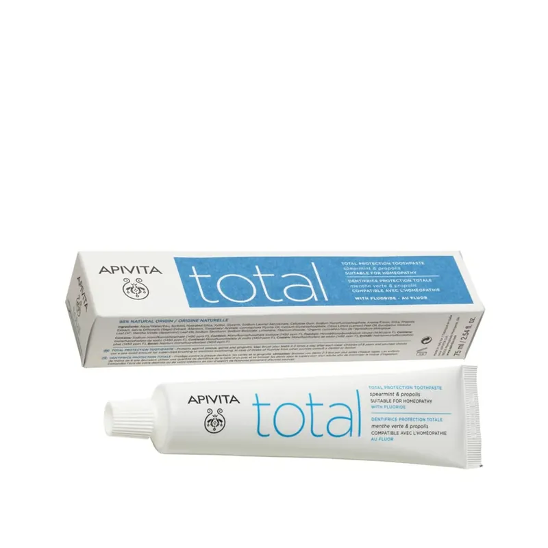 APIVITA Dental Care Hammastahna Kokonaisvaltainen Suoja 75ml Suomi Toimitus Osta Verkossa