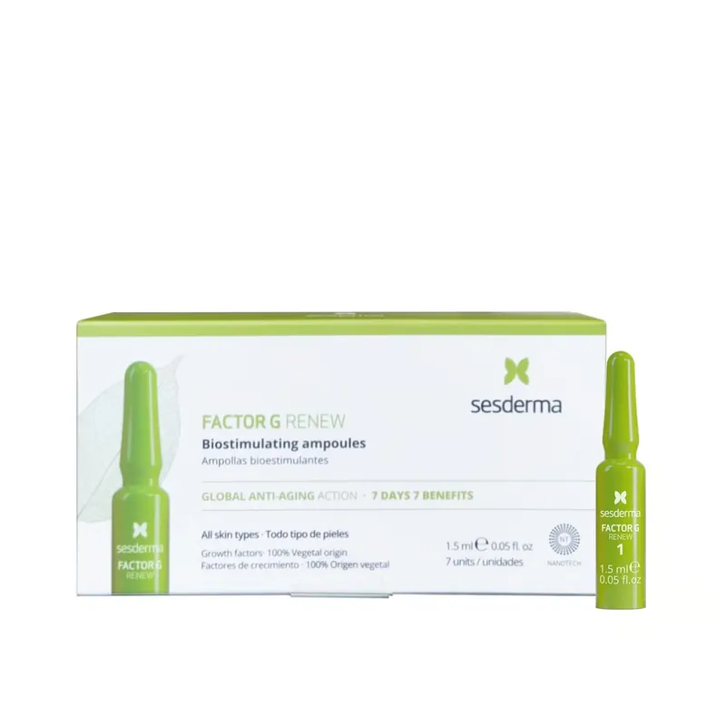 Flash-Tarjous Sesderma Factor G Renew Biostimuloivat Ampullit 7x1.5ml Suomi Toimitus