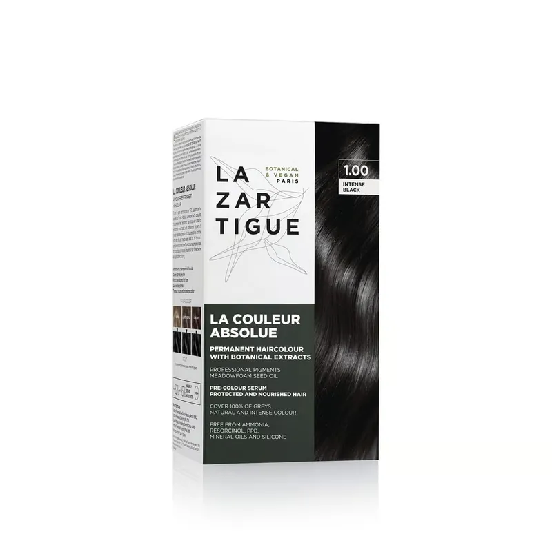Lazartigue La Couleur Absolue 1.00 Intense Black Kestohiusväri Suomi Toimitus Tilaa Nyt