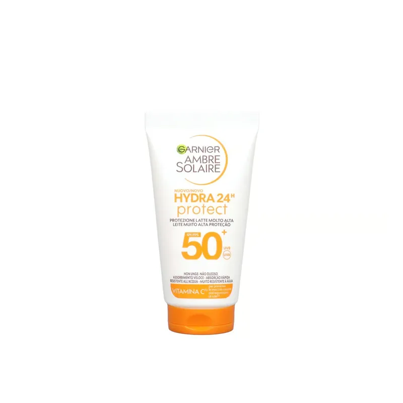 Garnier Ambre Solaire Hydra 24h Protect Suojaava Maito SPF50+ 50ml Suomi Toimitus Edullinen Hinta