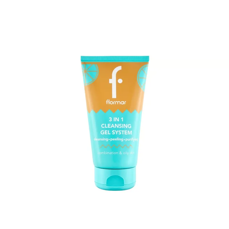 Tehdashinta Flormar 3-In-1 Puhdistusgeeli Yhdistelmä- Ja Rasvaiselle Iholle 150ml Suomi Toimitus