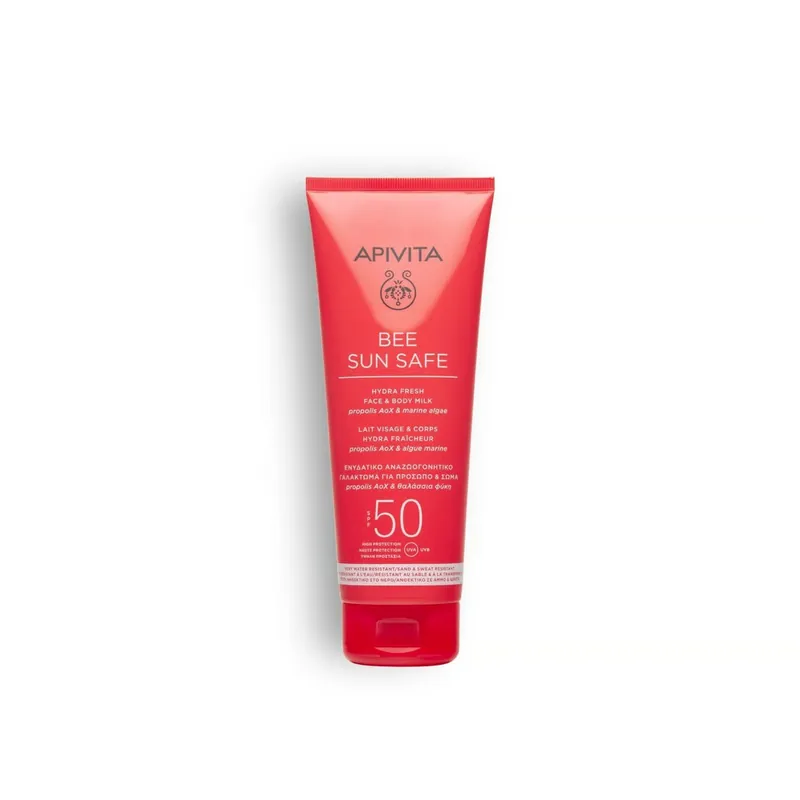 APIVITA Bee Sun Safe Hydra Fresh Kasvo- ja Vartalomaito SPF50 200ml Suomi Toimitus Lähetetään Heti
