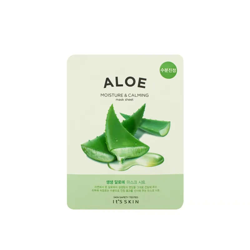 Alkuperäinen It‘S SKIN The Fresh Kosteuttava & Rauhoittava Naamioarkki Aloe 18g Suomi Toimitus