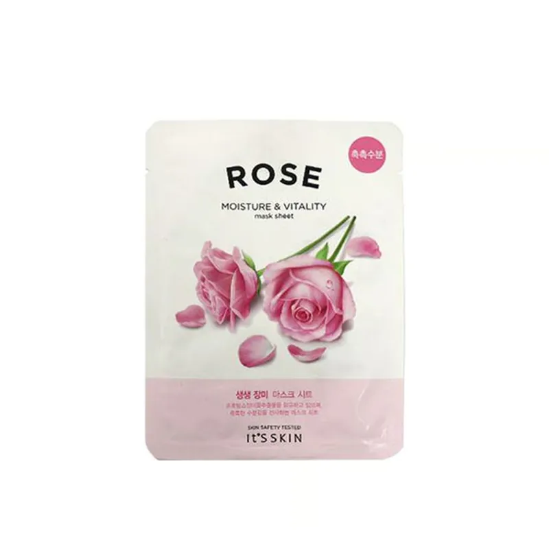 Vain Rajoitetun Ajan It‘S SKIN The Fresh Kosteuttava & Elinvoimainen Kangasnaamio Rose 20g Suomi Toimitus