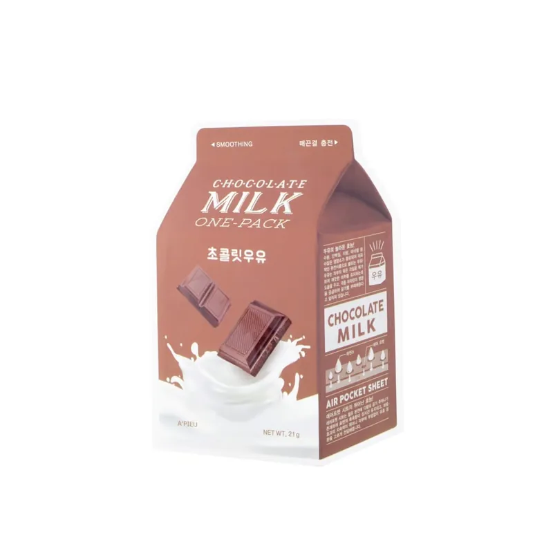 Edullinen Hinta A‘pieu Chocolate Milk One-Pack Face Mask 21g Suomi Toimitus