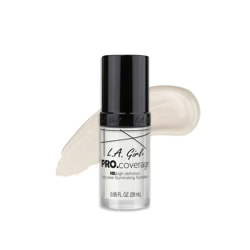 Suosittu L.A. Girl Pro Coverage HD Kirkastava Meikkivoide White 28ml Suomi Toimitus