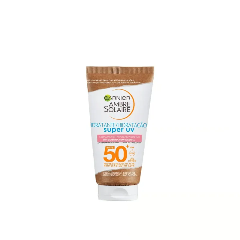 Garnier Ambre Solaire Kosteuttava Super UV -suojavoide SPF50+ 50ml Suomi Toimitus Tarjoushinta