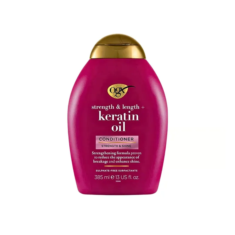 OGX Strength & Length + Keratin Oil Hoitoaine 385ml Suomi Toimitus Uutuus