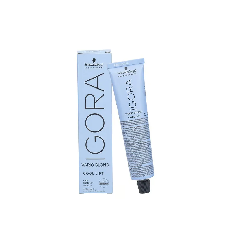 Uutuus Schwarzkopf Igora Vario Blond Cool Lift Cool Lightener -vaalennuslisäaine 60ml Suomi Toimitus