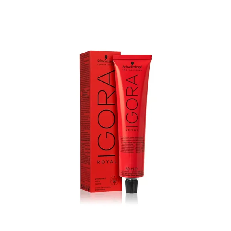 Alennus Schwarzkopf Igora Royal Kestävä Hiusväri 6-68 Dark Blonde Chocolate Red 60ml Suomi Toimitus
