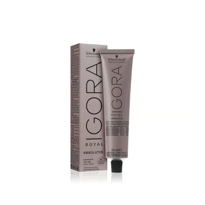 Ilmainen Palautus Schwarzkopf Igora Royal Absolutes Ikääntymistä Ehkäisevä Kestoväri Voide 5-50 Light Brown Gold Natural 60ml Suomi Toimitus