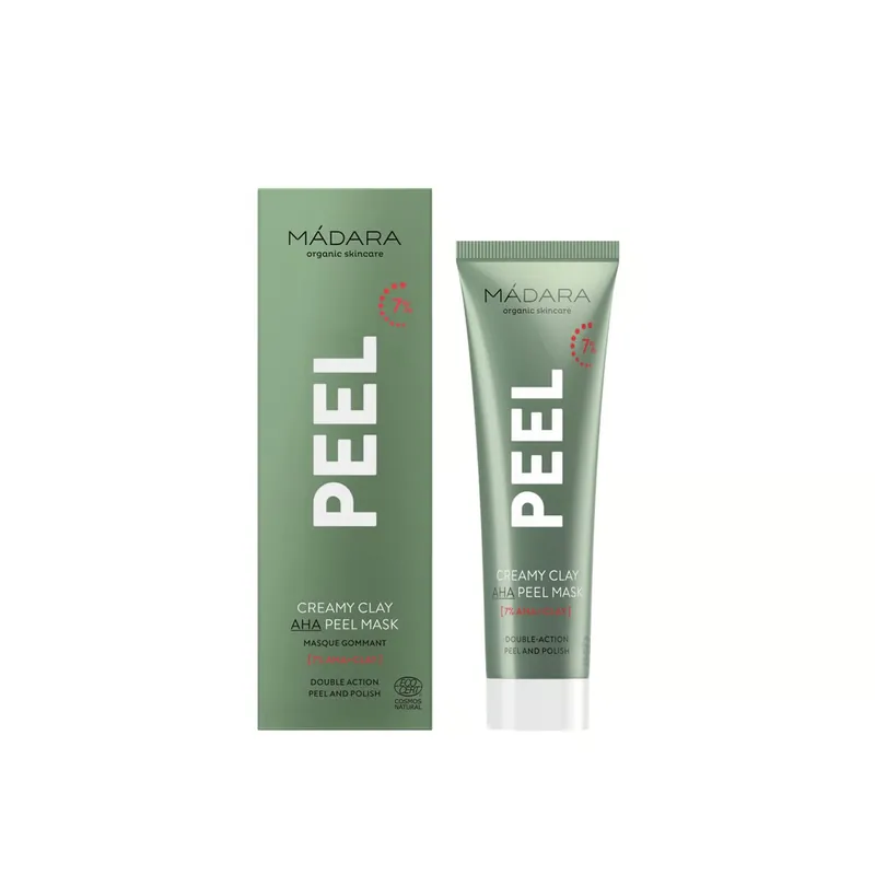 Mádara Peel Kermainen Savi AHA Kuoriva Naamio 60ml Suomi Toimitus Ilmainen Palautus