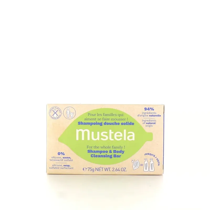 Mustela BIO Luomu Shampoo- Ja Vartalonpuhdistuspala 75g Suomi Toimitus Kuuma Tarjous