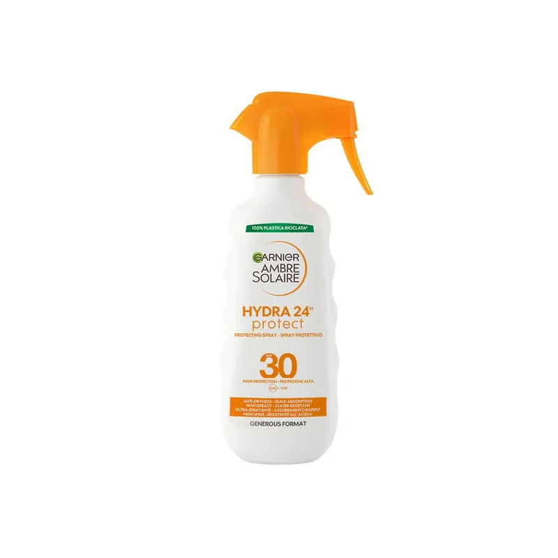 Halpa Garnier Ambre Solaire Hydra 24 h Protect Suoja-aerosoli SPF30 270ml Suomi Toimitus