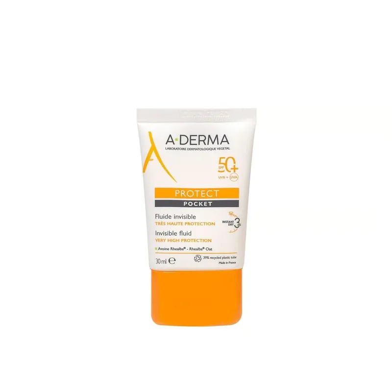 Erikoistarjous A-Derma Protect Pocket Näkymätön Fluidi SPF50+ 30ml Suomi Toimitus