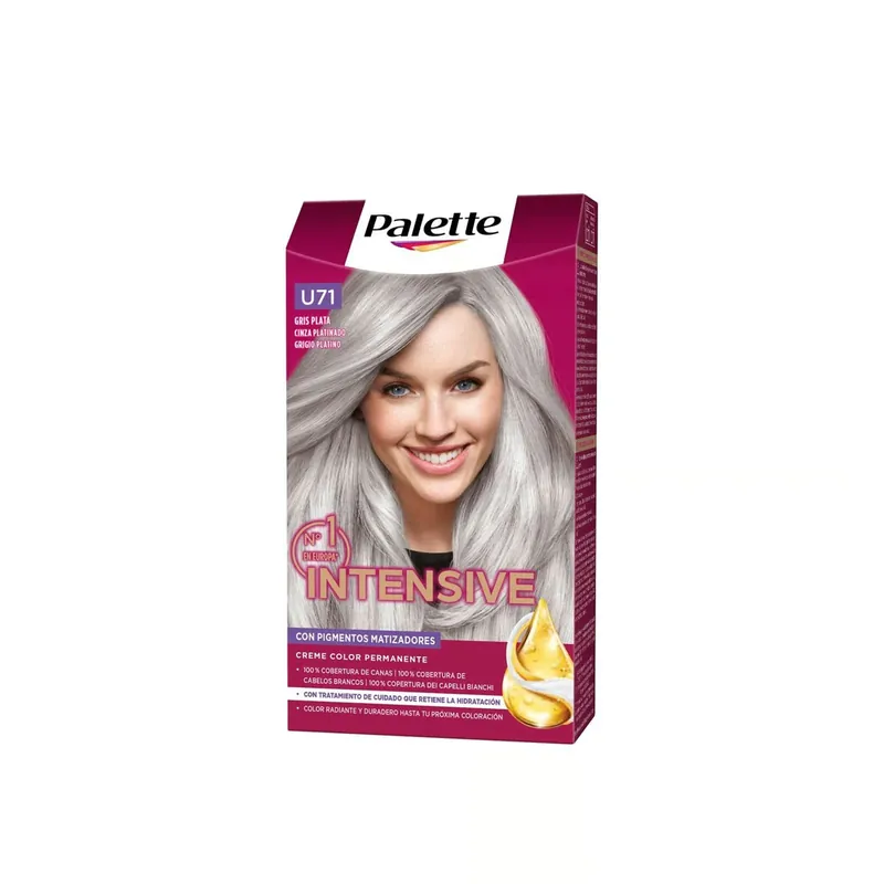 Alennus Schwarzkopf Palette Intensiivinen Kestoväri U71 Grey Silver Suomi Toimitus