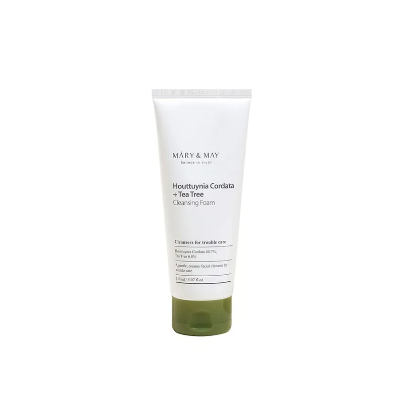 Mary & May Houttuynia Cordata + Tea Tree Puhdistusvaahto 150ml Suomi Toimitus Tukkuhinta