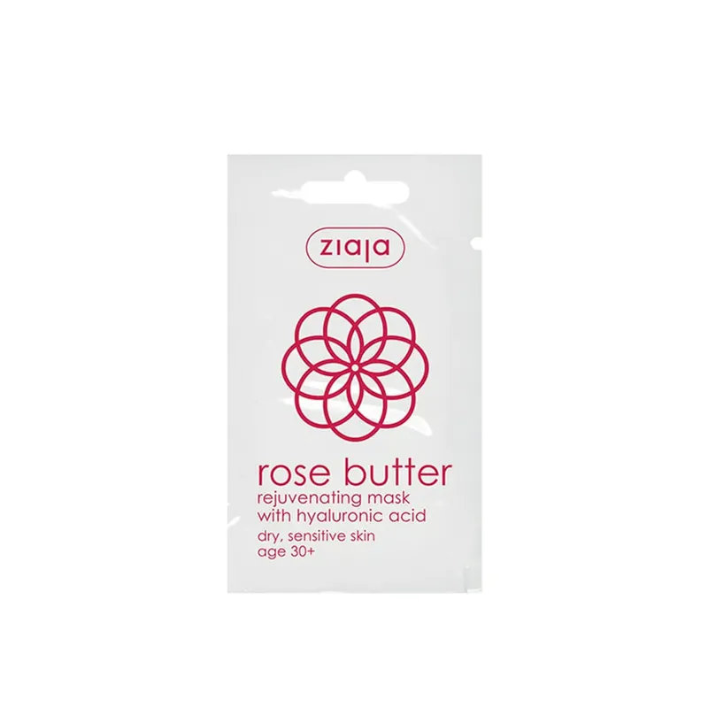 Sertifioitu Ziaja Rose Butter Nuorentava Kasvonaamio 7ml Suomi Toimitus