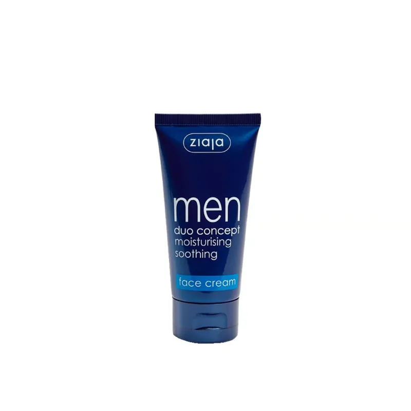 Ziaja Men Duo Concept Kosteuttava Rauhoittava Kasvovoide SPF6 50ml Suomi Toimitus Alennettu
