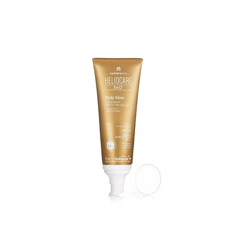 Vain Rajoitetun Ajan Heliocare 360º Body Glow Aurinkosuoja SPF50+ 100ml Suomi Toimitus