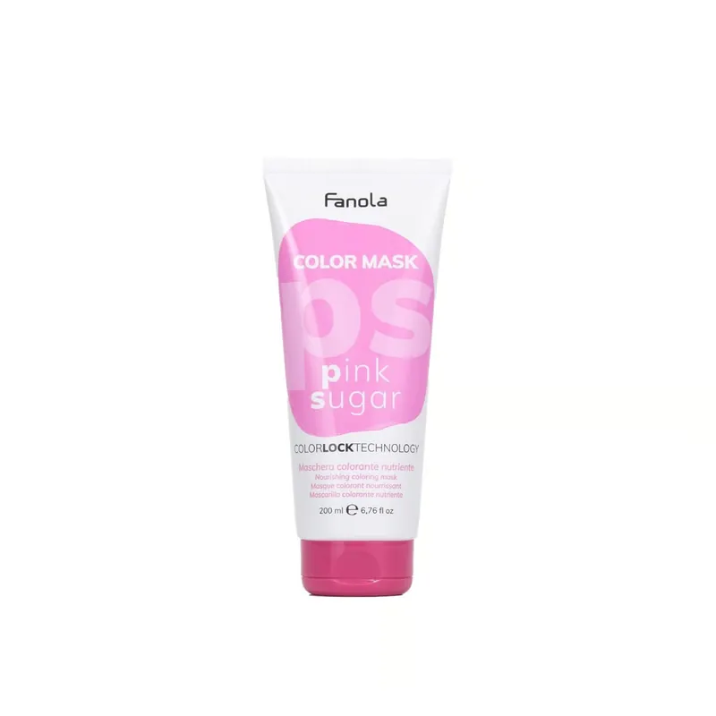 Alennus Fanola Color Mask Pink Sugar Ravitseva Värjäävä Hiusnaamio 200ml Suomi Toimitus