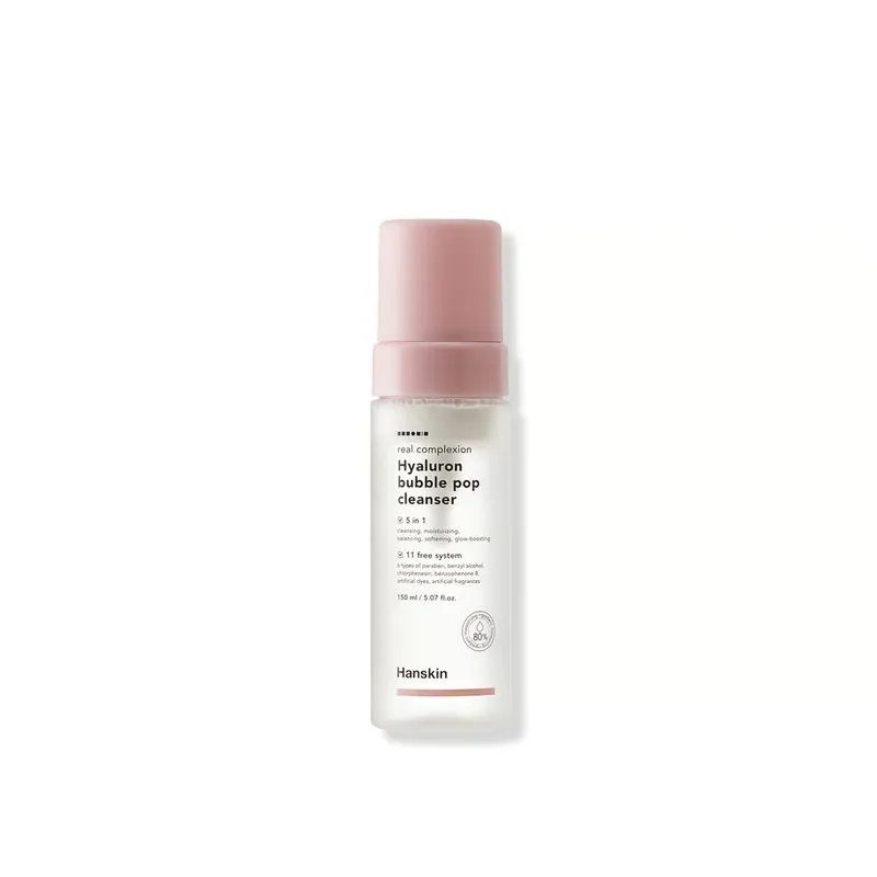 Hanskin Real Complexion Hyaluron Bubble Pop -Puhdistusaine 150ml Suomi Toimitus Tilaa Heti
