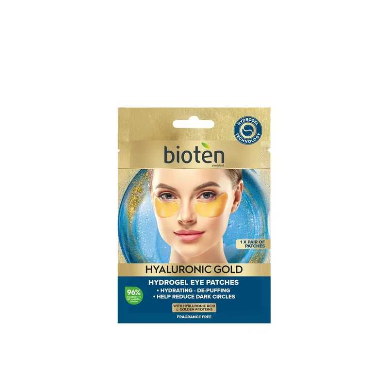 Vain Tänään bioten Hyaluronic Gold Hydrogeeli-silmälaput x1 Pari Suomi Toimitus