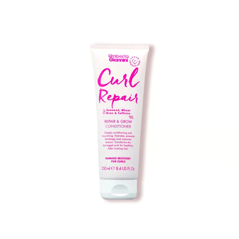 Tehdashinta Umberto Giannini Curl Repair & Grow Hoitoaine 250ml Suomi Toimitus