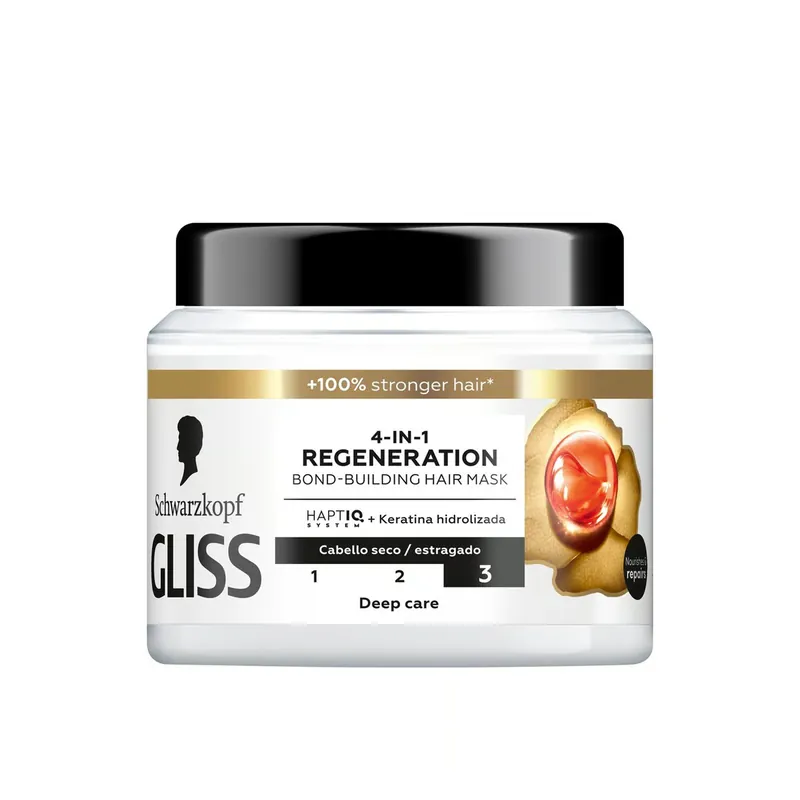 Asiakkaiden Suosikki Schwarzkopf Gliss 4-In-1 Regeneration Bond-Building Hiusnaamio 400ml Suomi Toimitus
