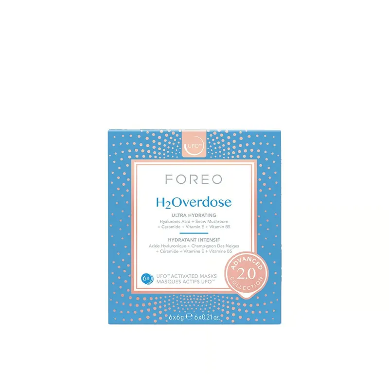 FOREO UFO™ Aktivoitu Kasvonaamio H2Overdose 2.0 6x6g Suomi Toimitus Tilaa Heti