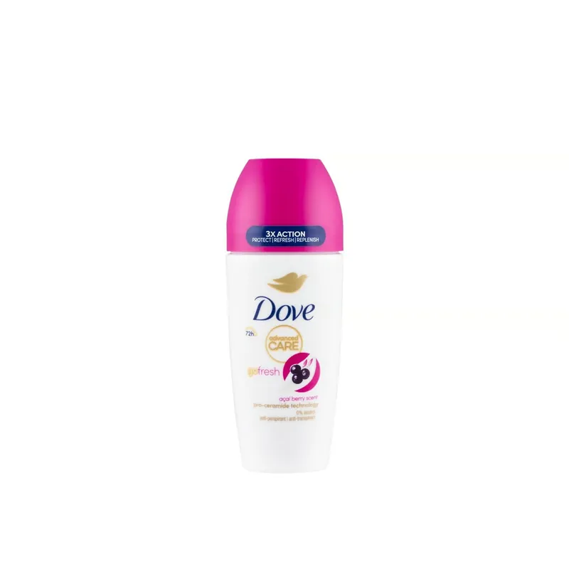 Suoraan Valmistajalta Dove Advanced Care Go Fresh 72h Antiperspirantti Roll-On Açaí-marja Tuoksu 50ml Suomi Toimitus