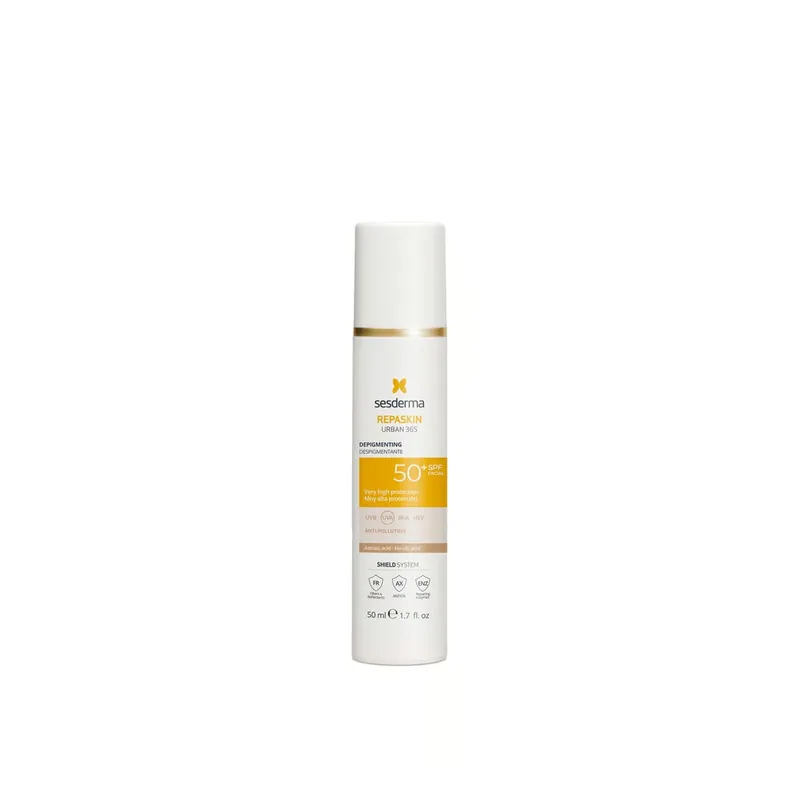 Superhinta Sesderma Repaskin Urban 365 Depigmentoiva Kasvojen Aurinkovoide SPF50+ 50ml Suomi Toimitus