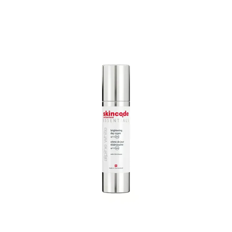 Skincode Essentials Alpine White Kirkastava Päivävoide SPF15 50ml Suomi Toimitus Erikoistarjous