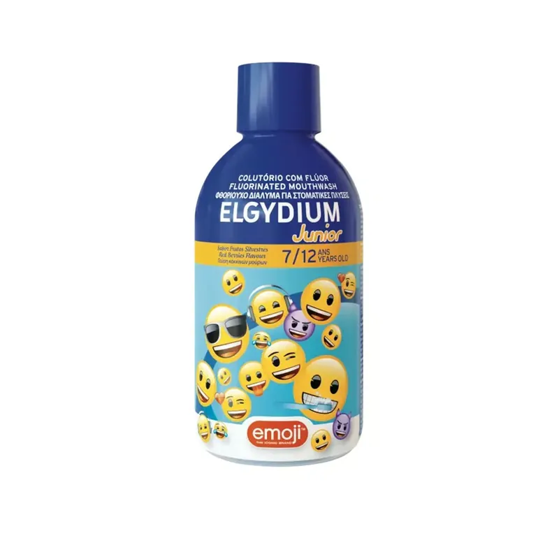 Elgydium Junior Emoji Fluoridi Suuvesi 500ml Suomi Toimitus Ajankohtainen