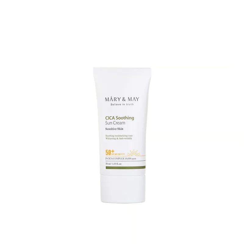 Mary & May Vegan CICA Rauhoittava Aurinkovoide SPF50+ 50ml Suomi Toimitus Osta Nyt