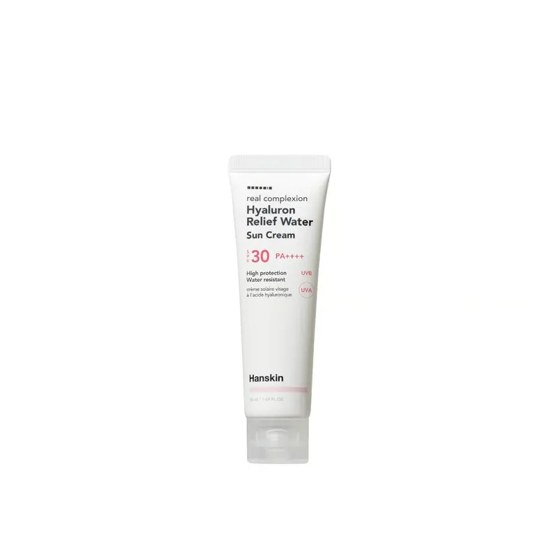 Hanskin Real Complexion Hyaluron Relief Water Aurinkovoide SPF30 50ml Suomi Toimitus Osta Verkossa
