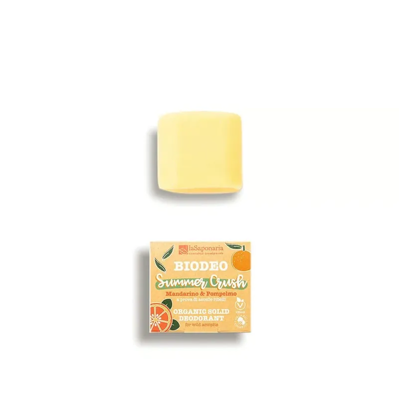 Pikatoimitus La Saponaria Biodeo Summer Crush Luomu Kiinteä Deodorantti 40g Suomi Toimitus