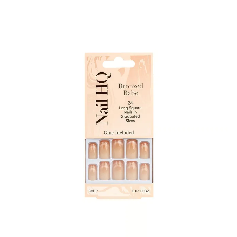 Poisto Nail HQ Square Bronzed Babe -kynnet x24 Suomi Toimitus