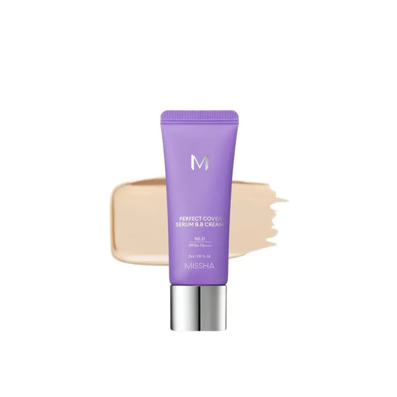 Tarjous Missha M Perfect Cover Seerumi BB-Voide SPF50+ 21 Light Beige 20ml Suomi Toimitus
