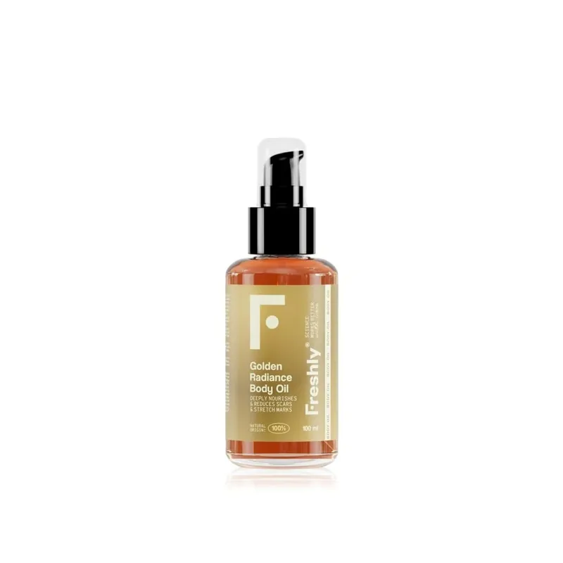 Osta Nyt Freshly Cosmetics Golden Radiance Vartaloöljy Suomi Toimitus
